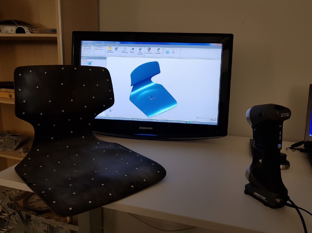 3D-Scan der Sitzschale